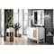 James Martin Vanities Addison 36in Single Vanity, Glossy White w/ 3 CM Eternal Jasmine Pearl Quartz Top E444-V36-GW-3EJP - alternate 6